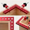 3 PCs/ Set of 90-degree Positioning Square Right-angle Clamp 5.5 Inch X 5.5 Inch (14 X 14cm Cm) Woodworking Square and Clamping Square Tool