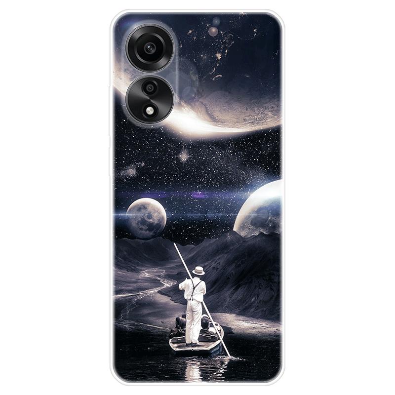 Для OPPO A58 A 58 4G чехол Мягкая силиконовая задняя крышка Мультяшный чехол для телефона Разнообразие