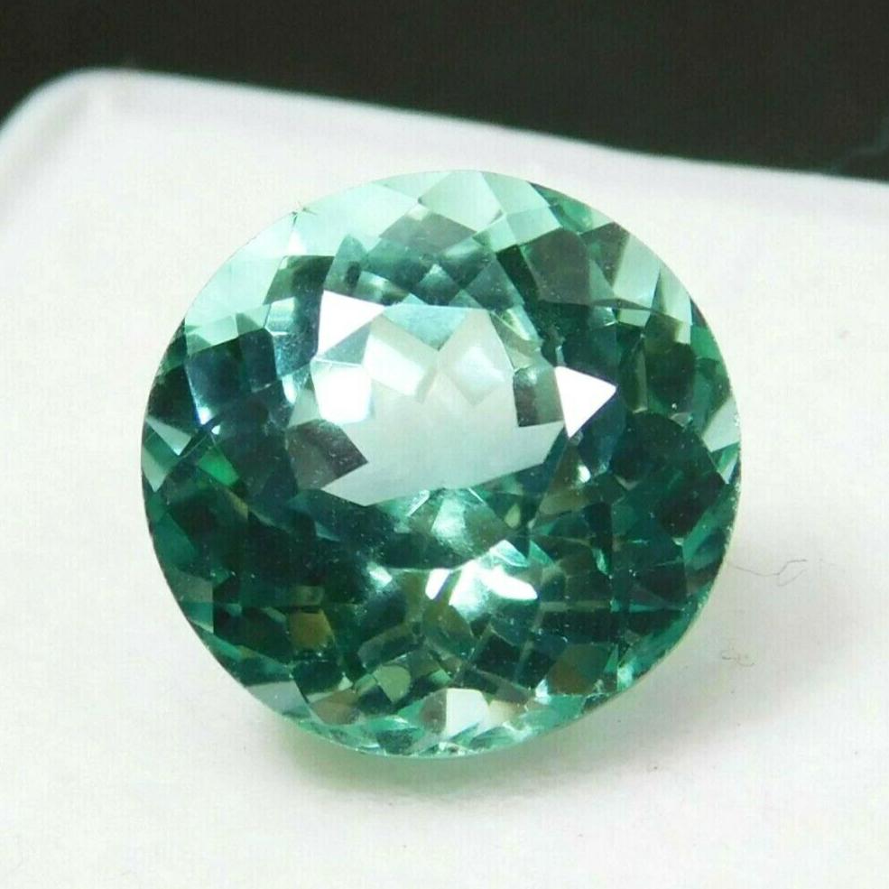 Bluish Green Natural Grandidierite Round 6.50 Ct Fabulous Certified Gemstone