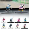 Car Media Screen Decoration Skateboard Bear Cartoon Ornaments Creative Accessories Car Movable Car Hip Bear Hop Y3R1