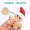 Catnip Toys Interactive Toys Cartoon Plush Christmas Gingerbread Man Cat Toys Cat Anti Bite Interactive Toy Pet Supplies