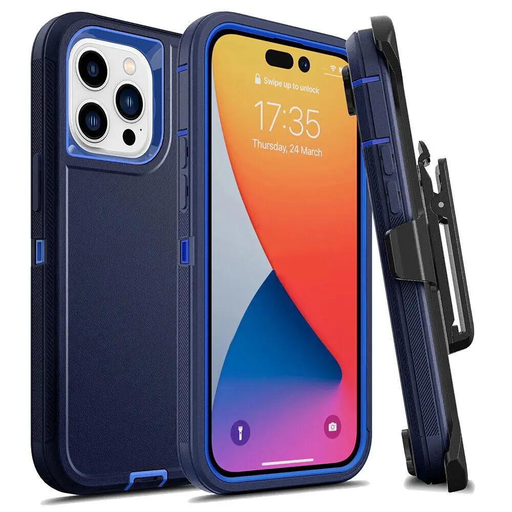 Прочный защитный чехол Otter Box Defender для iPhone 16 Pro Max 15 14 13 12 11 16E, ударопрочный, прочный чехол с зажимом для ремня