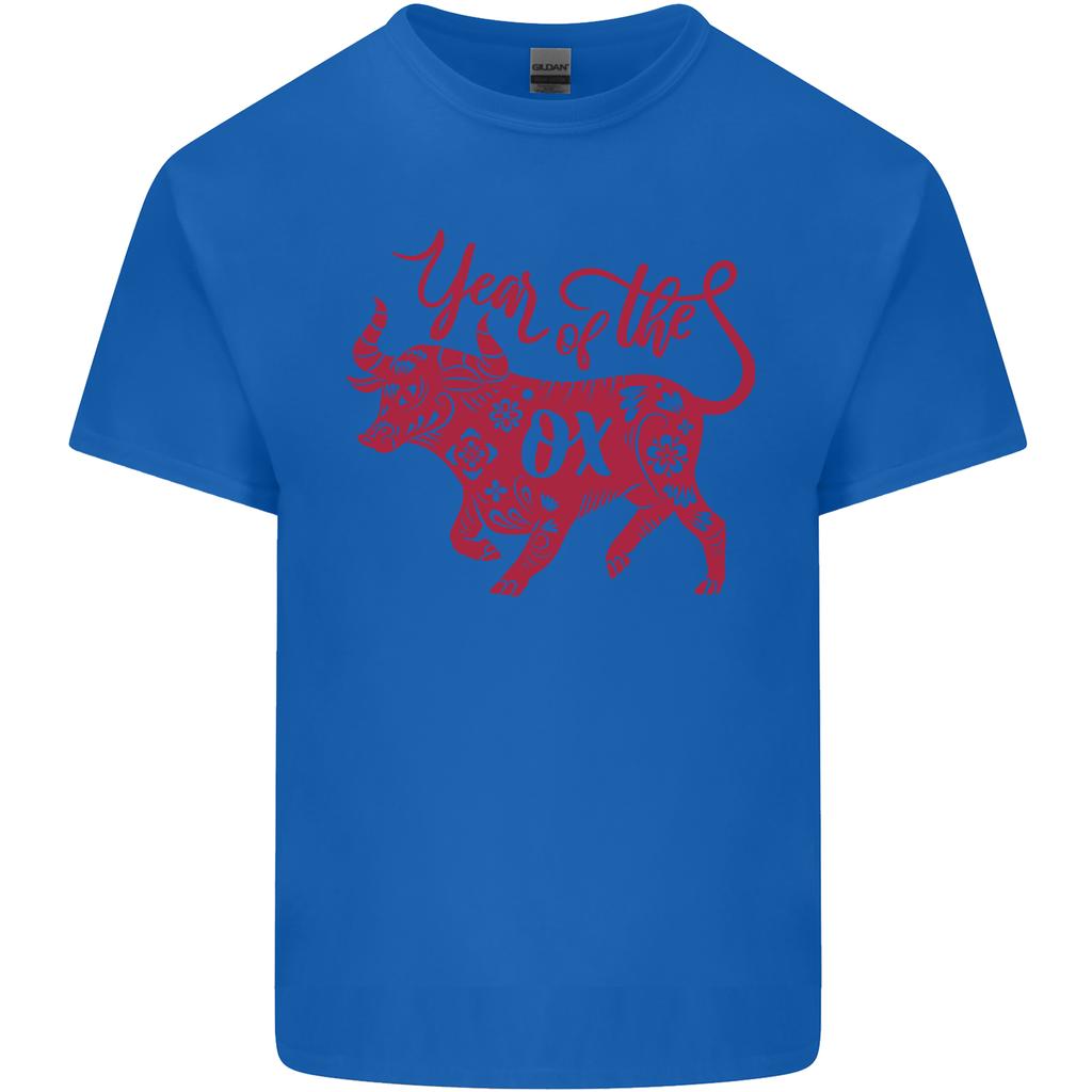 Chinese Zodiac Shengxiao Year of the Ox Unisexs Light Cotton TShirt