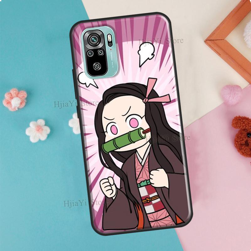 Чехол Demon Slayer Kamado Nezuko для Redmi 9 9A 9C 9T 7A 8A для Xiaomi Redmi Note 8 Pro 9S 8T Note 7 9 10 Pro