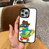 cute Cartoon P-Perry The P-Platypus   Phone Case For iPhone17,16,15,14,13,12,11 Plus,Pro Max Colored Silver Plated Inside Cover