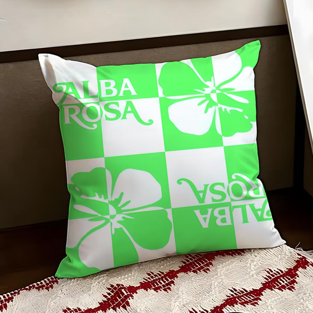 AAlba RRosa Brand Cushion Cover Reversible Soft Durable Pillow Cover Home Car MultiScene Use for Daily Comfort