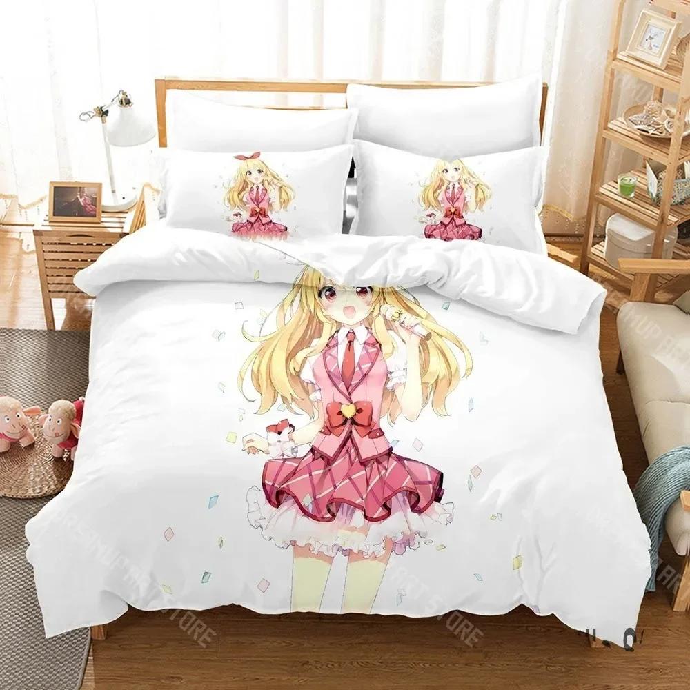 3D Принт Aikatsu Idol Activity Аниме Постельное Белье Мальчики Девочки Полуторный Двуспальный Кинг Сайз Пододеяльник Наволочка Кровать мальчики Взрослый