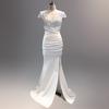 Женское модное банкетное вечернее платье, женское длинное тонкое платье с рыбьим хвостом, вечерние платья