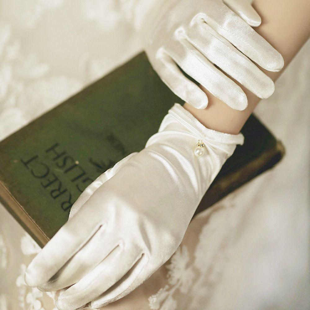 Аксессуары События Мероприятия Платье Свадебные Перчатки Невесты Перчатки для Вечеринки Длинные Варежки