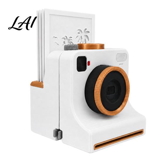 Coffee Printing Supplies 3D Printed Latte Art Camera Manual Cocoa Powder Printer with 4 Decoration Gadgets for Drinks Template Cards Cappuccino