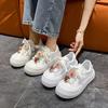 Little White Shoes Children's Summer New Ins Schoolgirls Casual Lace Versatile Board Shoes