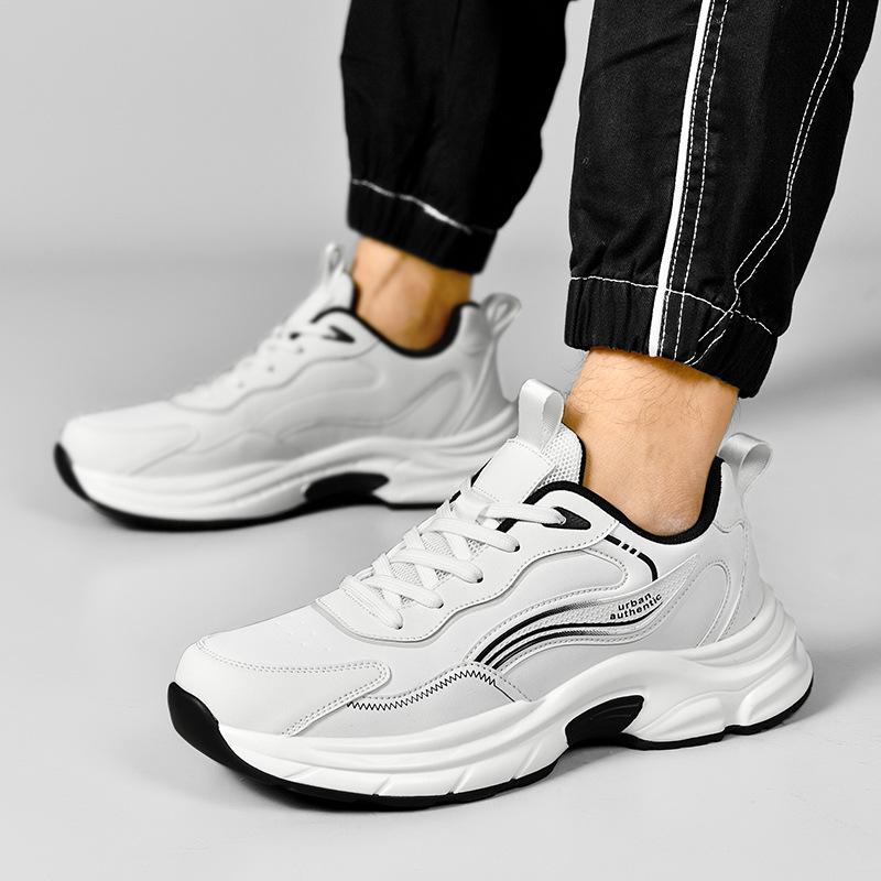 Осенне-зимняя уличная спортивная повседневная обувь мужская низкая универсальная обувь на платформе большого размера студенческие кроссовки для бега