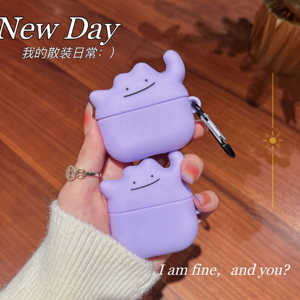 Чехол-шар Ditto Monster для Airpods Pro 3, 3D силиконовый аниме чехол для наушников Airpods 1 2 3 4/Airpods Pro 2 Чехол Funda