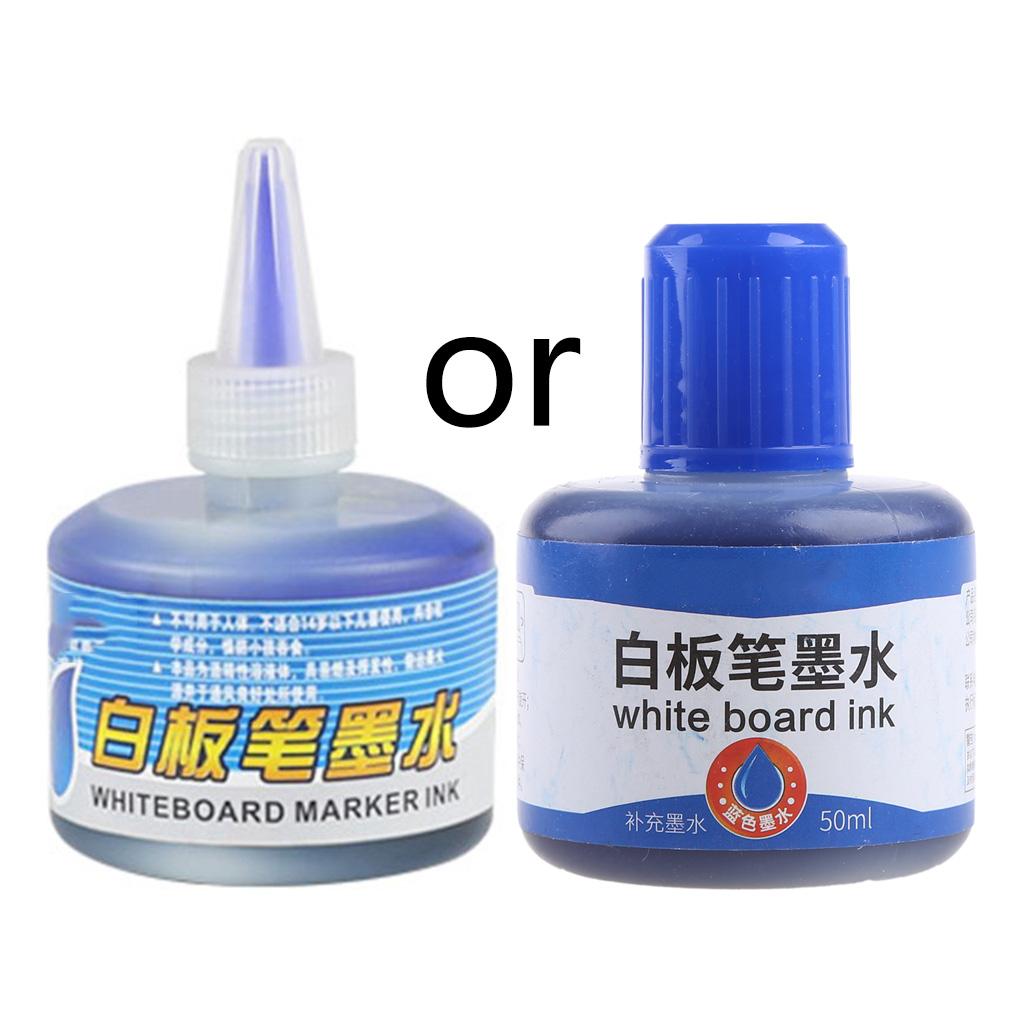 1 флакон 50 мл чернил для заправки маркера для белой доски черного, красного и синего цвета