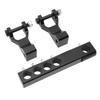 ATV Front Rear Lowering Kit Adjustable Replacement for Banshee 350 YFZ350 Warrior 350 YFM350X Black