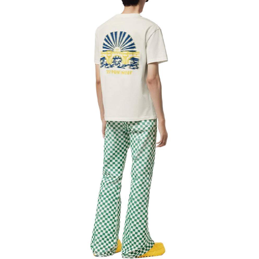 Louis Vuitton SS24 Футболка Мужская Белая 1AFJFN