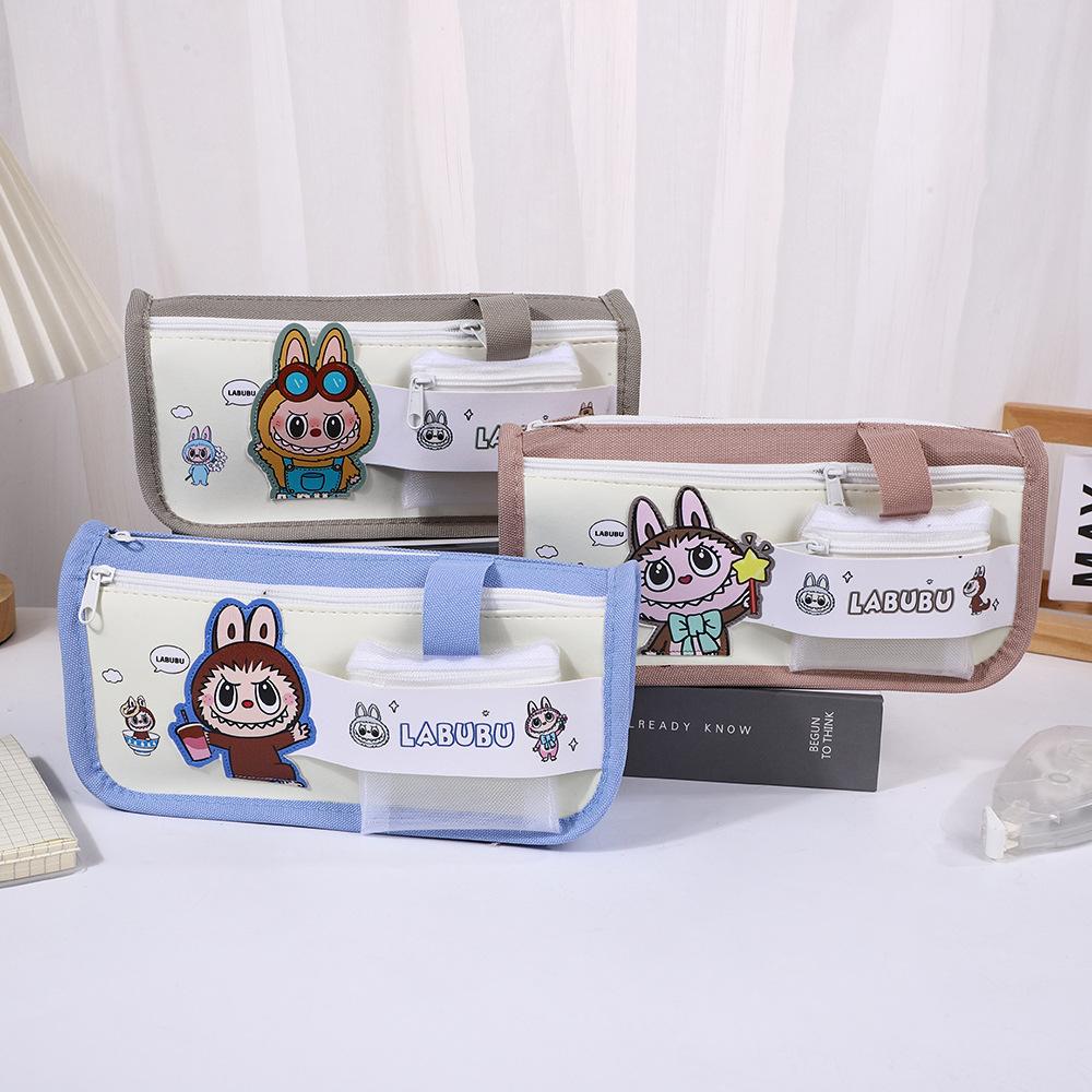 Новый пенал большой вместимости, высокая ценность, мультяшная сумка для канцелярских принадлежностей в стиле инс, пенал для ученика начальной школы