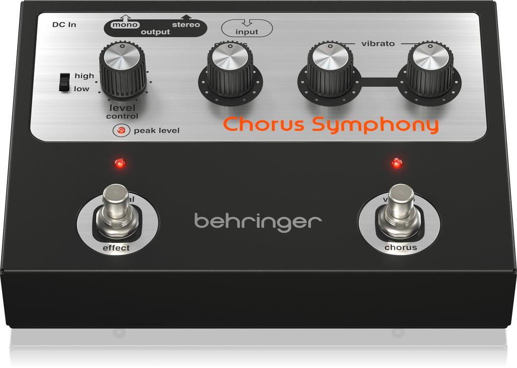 BEHRINGER CHORUS SYMPHONY Modulation Pedal (Chorus, Vibrato)