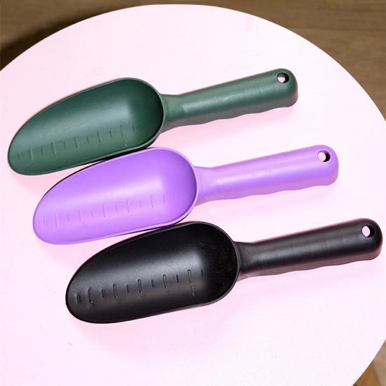 Пластиковая садовая лопатка, ручная лопатка с сантиметровой разметкой, совок для песка для пляжа, многофункциональный инструмент для копания, пересадки, рыхления почвы