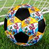 Super Mario3 Soccer Ball Colorful All Ages Machine Stitched PVC Competition Ready Durable High-Bounce.SIZE5