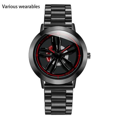 Новые часы I Fashion Men's Student Casual Waterproof Steel Band Rotating Watch для мужчин