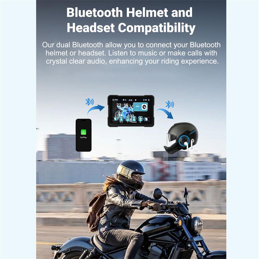 Universal 5" HD Touchscreen Motorrad Navigator Bildschirm Für Wireless Carplay