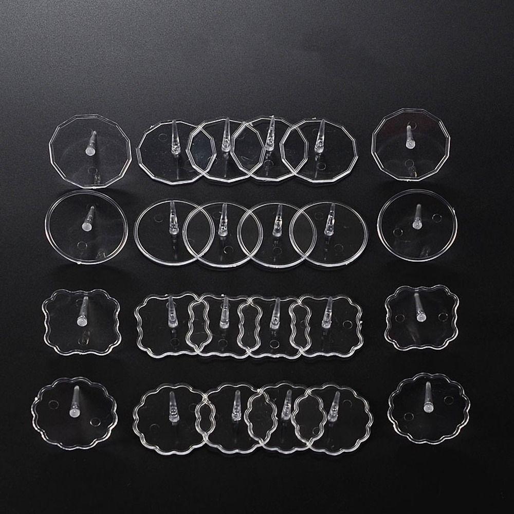 100 шт. Прозрачная основа для выпечки торта, пластиковая основа для фиксации куклы, декор для вечеринки по случаю дня рождения