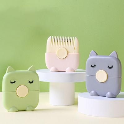 Сменные лезвия Триммер для челки 2 в 1 Инструмент для прореживания волос Машинка для стрижки волос Расческа Парикмахерские принадлежности