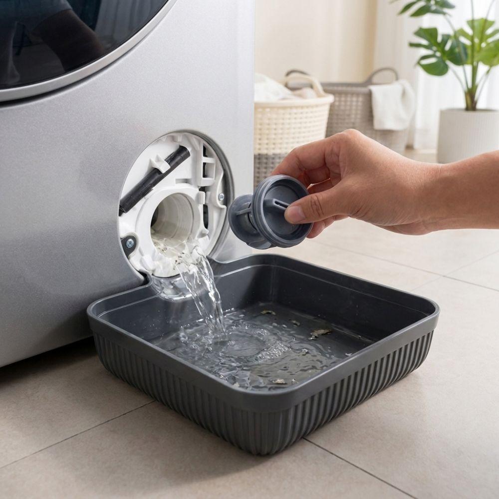 Heavy Duty Washer Drain Guide Tray Front-mounted Lint Water Collection Box Floor Protection