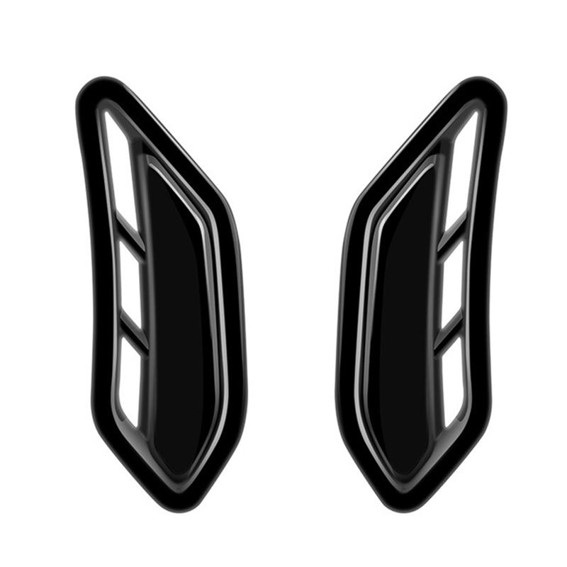 Car Side Wing Air Flow Intake Cover Side Fender Trim Frame For Subaru Forester 2025 Glossy Black