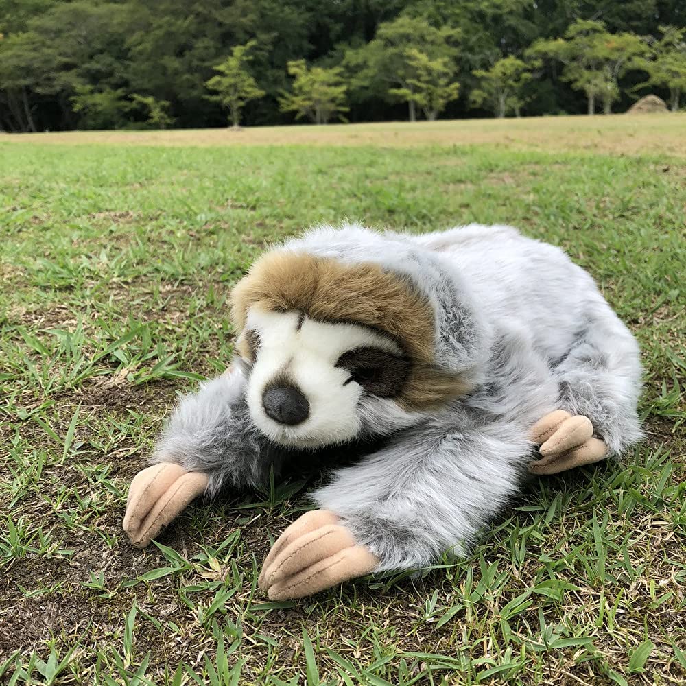 VIAHART Tiger Tale Toys Плюшевая игрушка Ленивец, Реалистичная, 30 см, Большое животное-питомец [Официальный японский продукт]