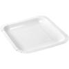 Strix Designs Square Paper Plates, 150 Count (3 Packs of 50), White, 18x18cm, Disposable Tableware, Eco-Friendly, Outdoor Use, SD-708