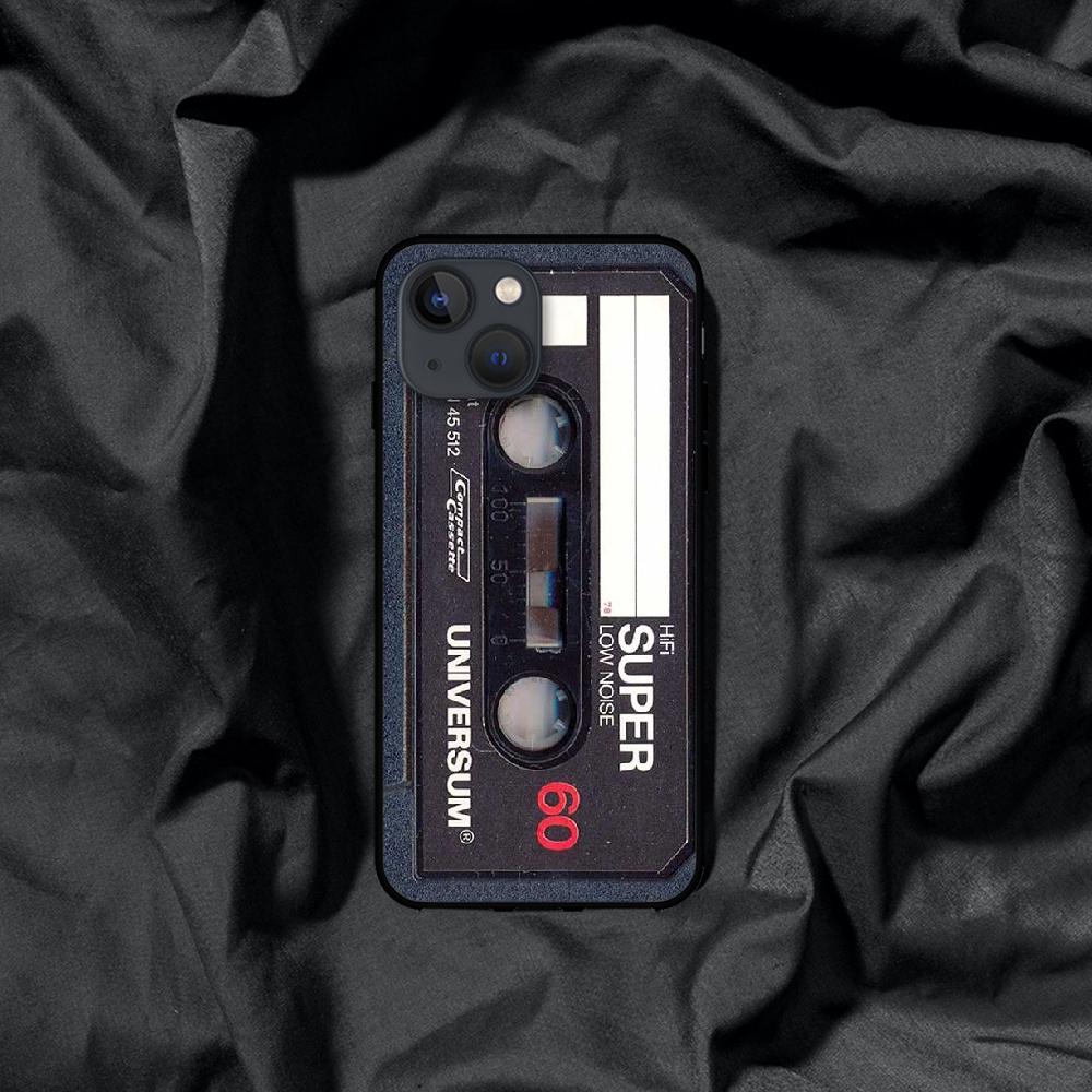 Чехол для телефона с кассетной лентой в стиле ретро для iPhone Samsung Galaxy Redmi Xiaomi Oppo OnePlus Note SA 7 8 9 10 11 12 13 14 20 21 22 23 53 54 Pro Max Plus Ultra