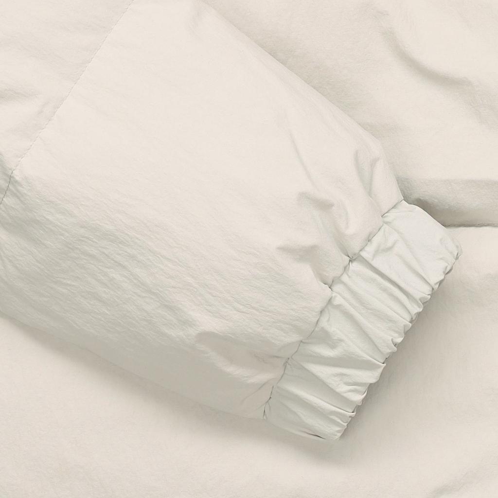 Timberland Свободный теплый пуховик с воротником-стойкой и заниженными плечами, унисекс, верхняя одежда, цвет белый A2AB5-CY2