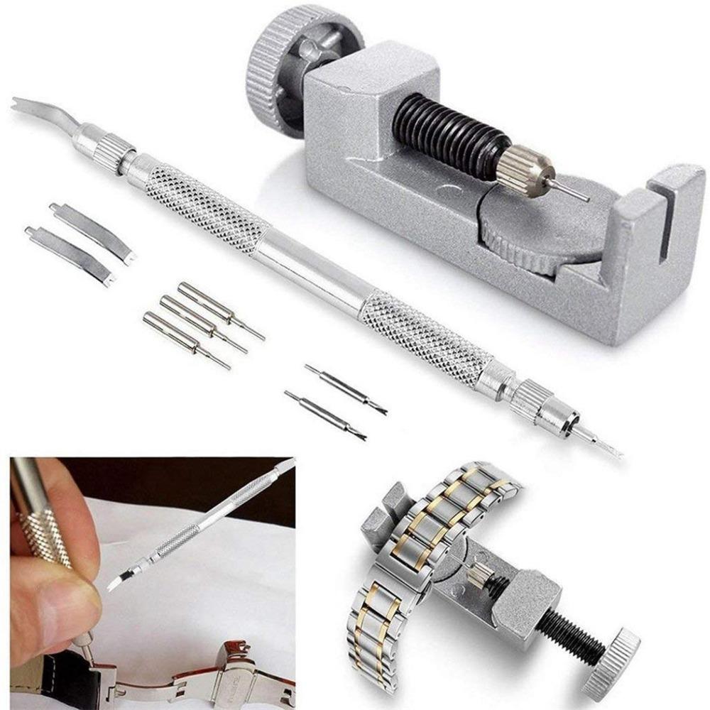 Silver Bracelet Repair Tools 4 Extra Pins Watch Repair Tool Kit Watch Band Remover  Watchmakers Use