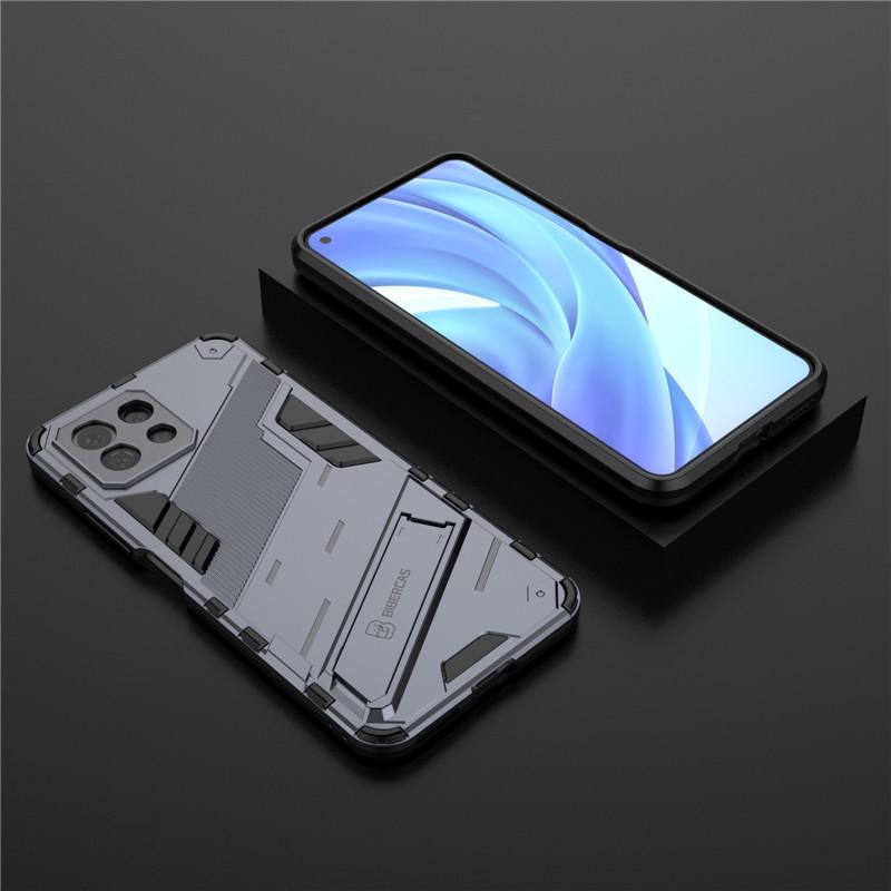 For Xiaomi Mi 11 Lite Case Magnetic Armor PC Shockproof Bumper Cover For Xiaomi 11 Ultra 11i Mi11 Pro Kickstand Protective Cases