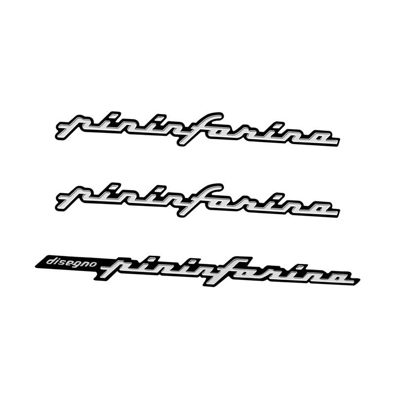 3D Aluminum Car Styling pininfarina disegno Emblem For Hyundai matrix Tucson Santafe Elantra Tiburon Auto Accessories HH65