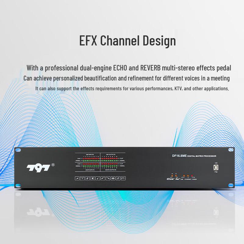 797audio DF16.8ME Цифровой аудиопроцессор для конференций (Китайская версия)