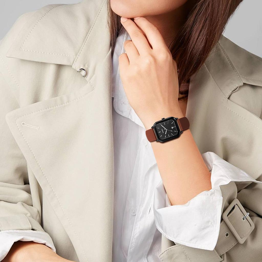 Квадратные силиконовые часы с аналоговым кварцевым механизмом, с резиновым ремешком, повседневные, стильные и модные аксессуары, идеально подходящие для или в качестве подарка парню, календарь,