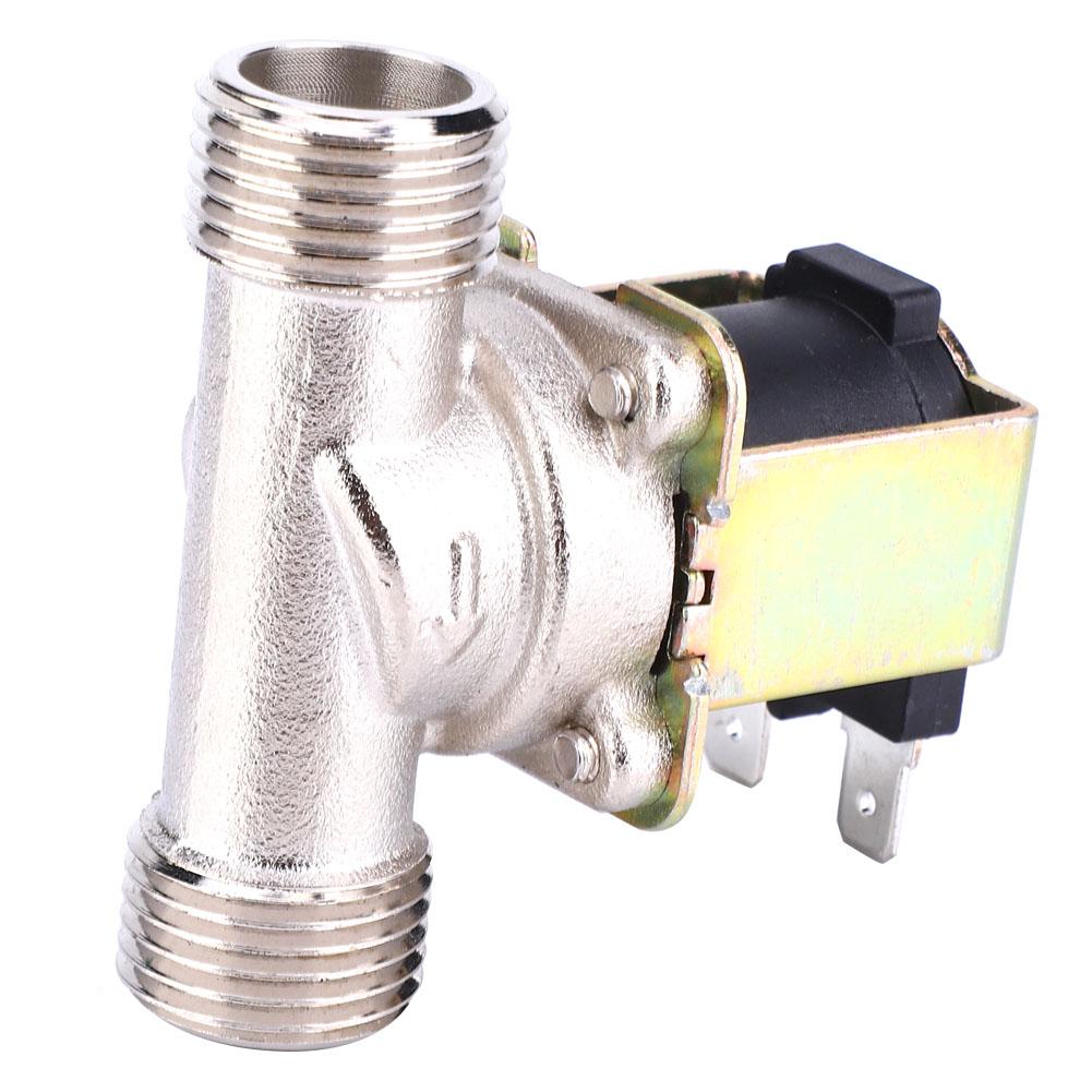 Электромагнитный клапан из латуни DC24V G12 НЗ Нормально закрытый клапан впуска воды