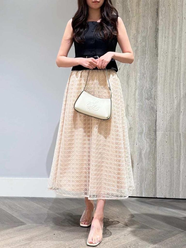 Жилет и Тюлевая юбка CWFO252034BLK36