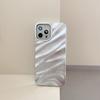 Роскошный 3D шелковый чехол с волнами для iPhone 15 14 13 11 12 Pro Max X XS XR 7 8 Plus SE, противоударный защитный мягкий силиконовый чехол