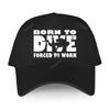 Черная повседневная бейсболка с принтом для мальчиков MSP BORN TO DIVE вынуждена работать Мужская женская летняя шляпа уличные кепки Snapback спортивный капот