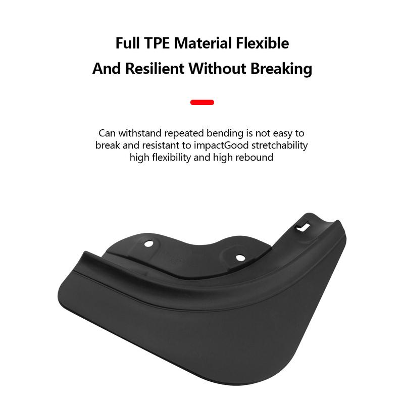 For Tesla Model Y Juniper 2025 Car Wheel Mud Flaps Splash Guards MudFlaps Front Rear Fender New Upgrade TPE Mudguards Protector