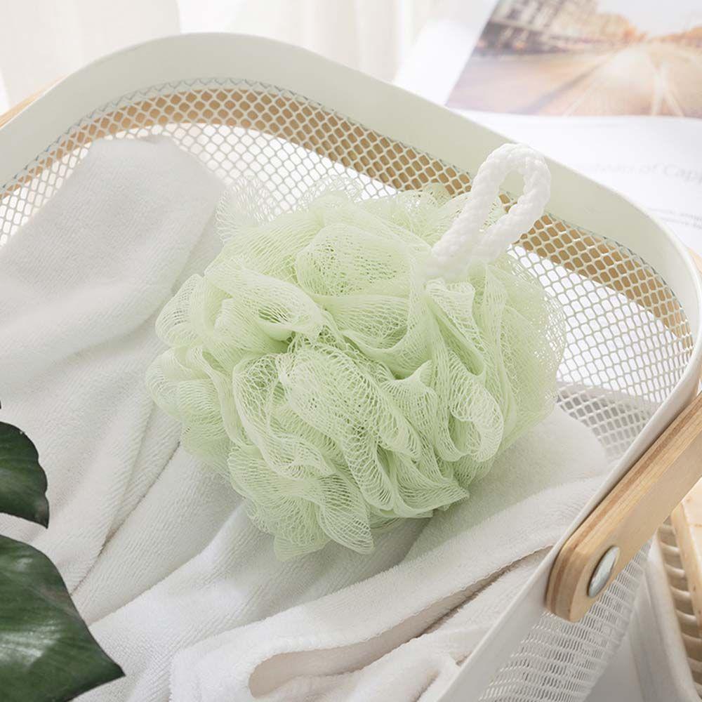 Equipment Back Scrubber Simple Design Wash Body Bath Flower Bath Ball Shower Brush Mesh Sponge