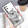 Чехол для телефона с рисунком хомяка Cover Для Samsung Galaxy S24 S25 Ultra S21 S22 Ultra S10E Note 10 Plus Note 20 FE S23