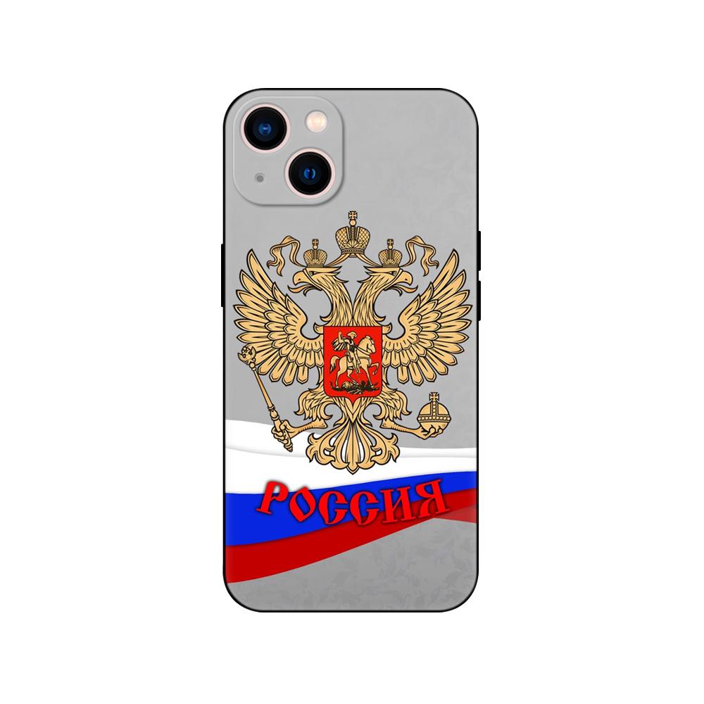 Черный чехол из ТПУ для Samsung Galaxy A03 Core A03S A13 A23 LTE A33 A53 A73 4G 5G флаг Российской Федерации ретро