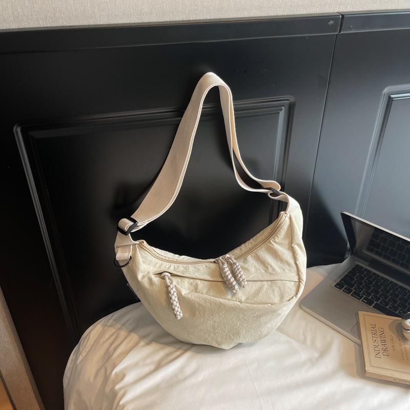 Повседневная сумка кроссбоди для женщин для поездок на работу, вместительная модная и спортивная сумка-пельмень, сумка на одно плечо