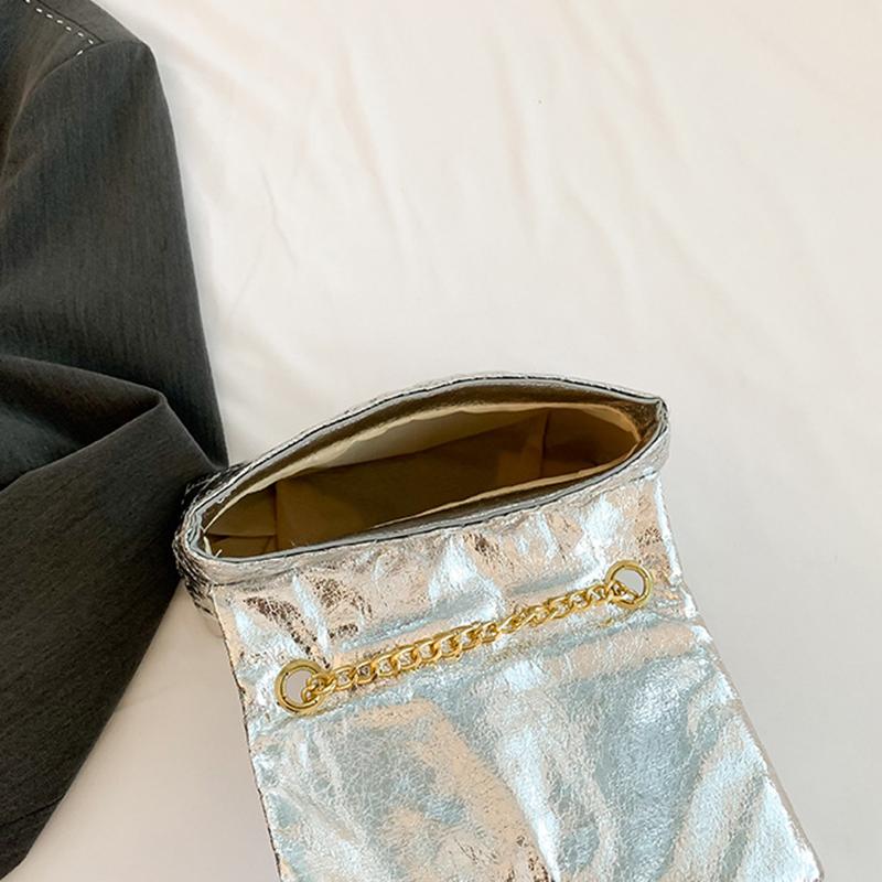 Women's High Quality Luxury Laser Design Shoulder Bag Fashion Embroidered Thread PU Leather Crossbody Messenger Bag