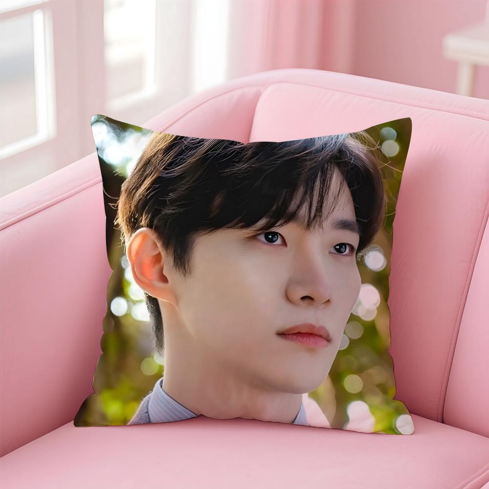 singer charismatic JJunho Cushion Cover Pillow Case Soft Skin Friendly Fabric  Concealed Zipper